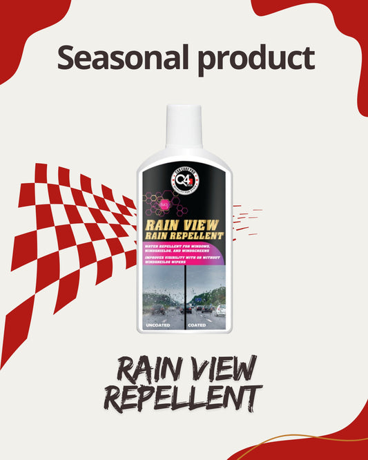 Q4 EVER Rain View Rain Repellent | See Clearly. Drive Safely